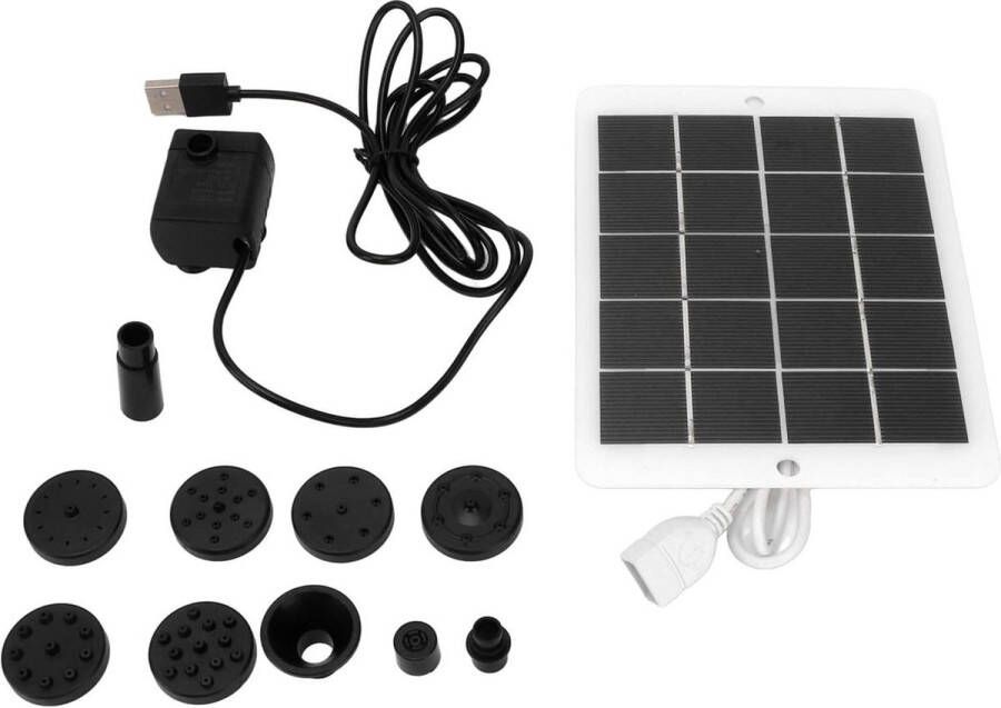 Solar Fontein Pomp Zonne-energie Fontein 120L H Landschap Tuin Solar Waterpomp Voor Outdoor Garden Yard Vijver 3W 5V