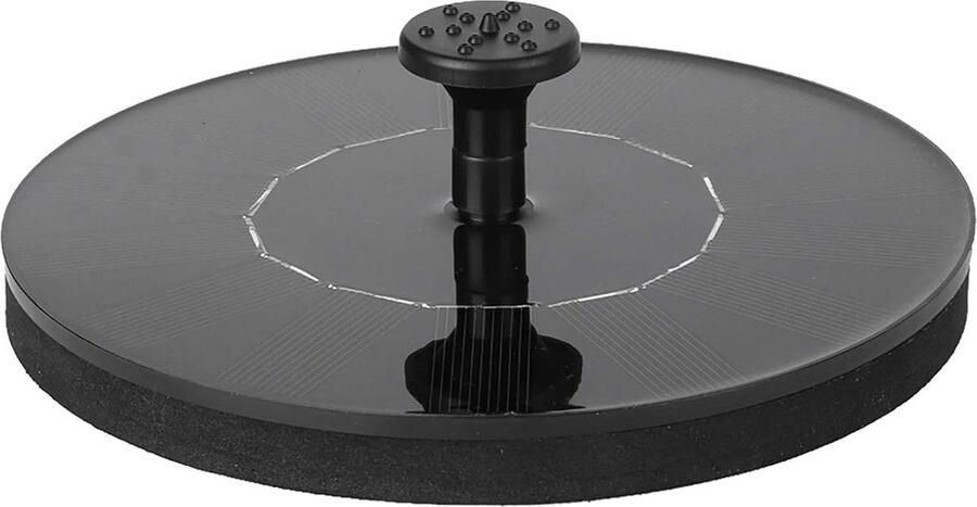 Solar Fountain Pump met 4 mondstukken 1.4W Solar Fountain 180L H circulaire dompelpomp voor vijver zwembad aquarium tuin