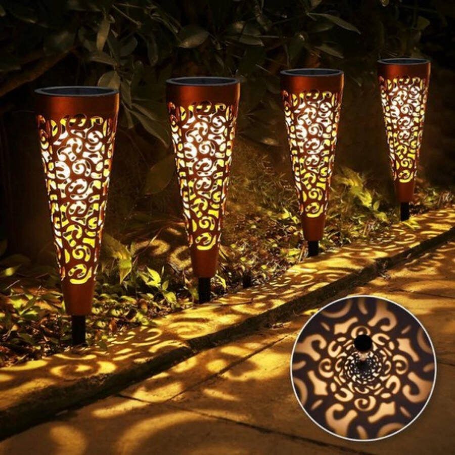 Solar Tuinverlichting Grondspots Solar Tuinverlichting Zonne Energie Solar Tuinverlichting Prikspots Grondspots Foor Buiten