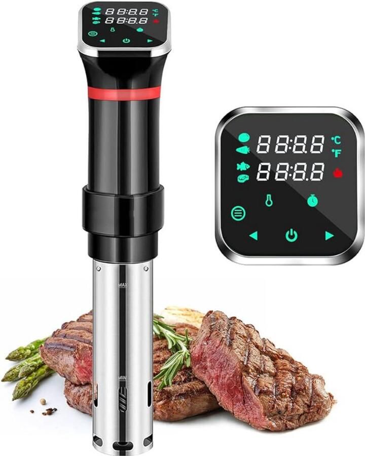 Sous Vide Stick – Slowcooker Koken Met Digitale Timer – Precisie Cooker Met Nauwkeurige Temperatuurinstelling – Slow Cooker – 1100 W