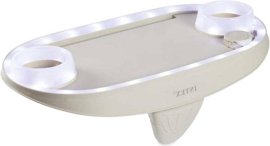 Spa Dienblad Met LED-licht Houten Badplank 45cm x 26cm x 16cm Jacuzzi accessoires