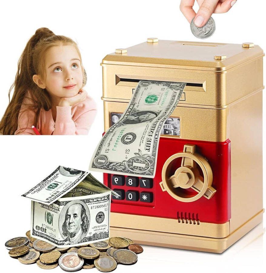 Spaarpot Elektronische kinderen-wachtwoord-machine-automatische banken