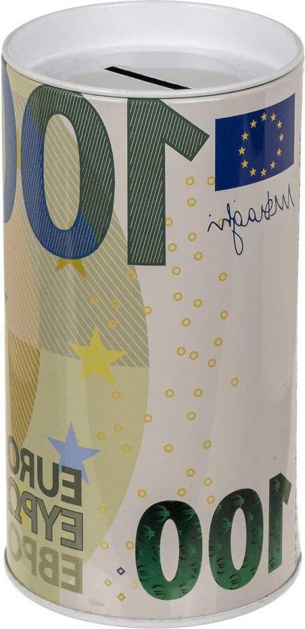 Spaarpot eurobankbiljetten originele spaarpot met deksel voordelige doos potlooddoos kinderen 100 euro