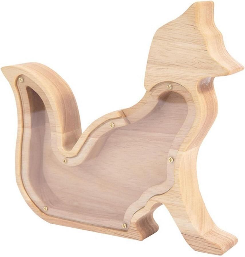Spaarpot Kinderen Spaarpot Houten dier spaarpot