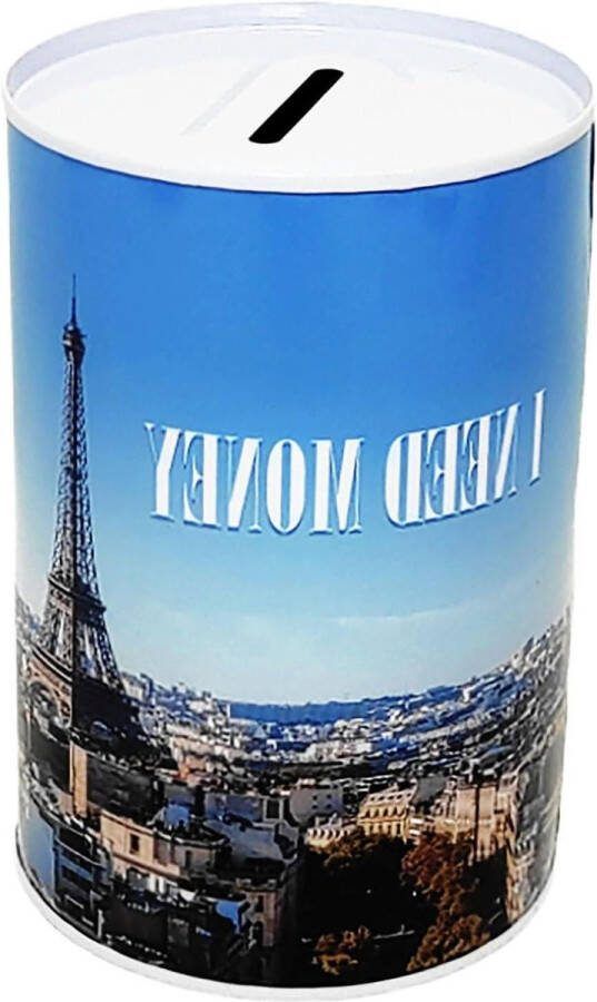 Spaarpot Volwassenen Europese steden Parijs Eiffeltoren decoratie cadeau-idee