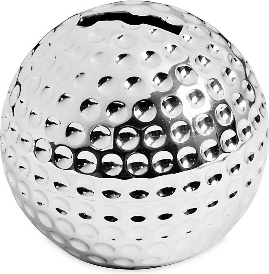 Spaarpot Volwassenen Golfbal Verzilverd Aanslagbestendig