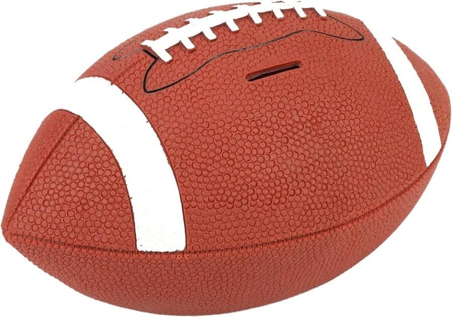 Spaarvarken onbreekbare spaarpot rugby sport thema muntenbank jongens Kerstmis Brithday Super Bowl geschenken kinderen