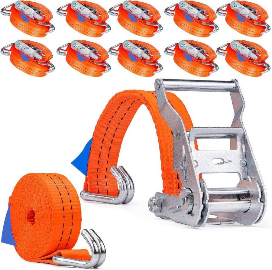 Spanbanden met ratel 2-delig 35 mm 2000 daN 2 stuks 10 stuks 2.000 daN