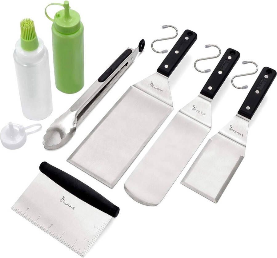 Spatel Set voor Bakplaat Accessoires Grill Platte Spatel Pannenkoek Turner Metaal Keukengerei