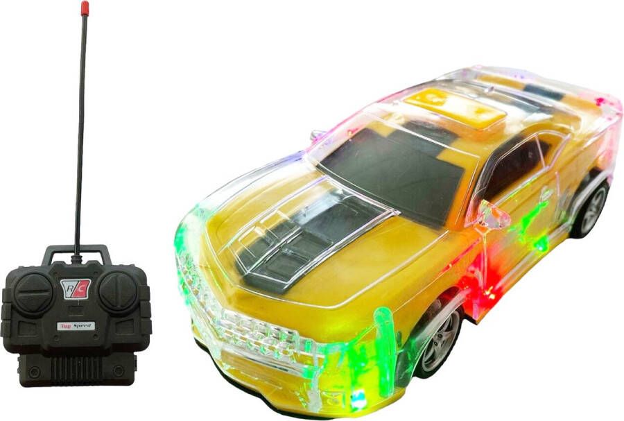 Speed Car rc auto speelgoed met led licht 4 channel 1:18