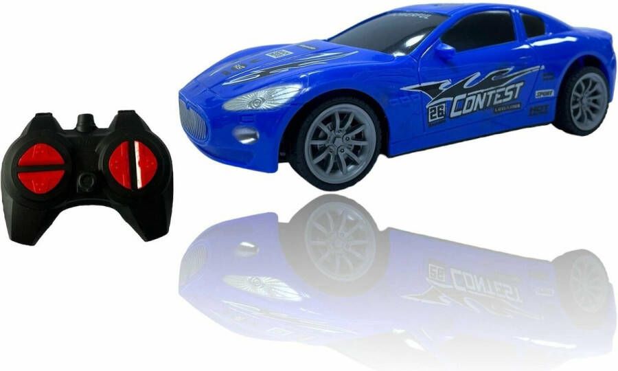 Speed King Afstand bestuurbare rc auto Radiografisch kinder speelauto blauw