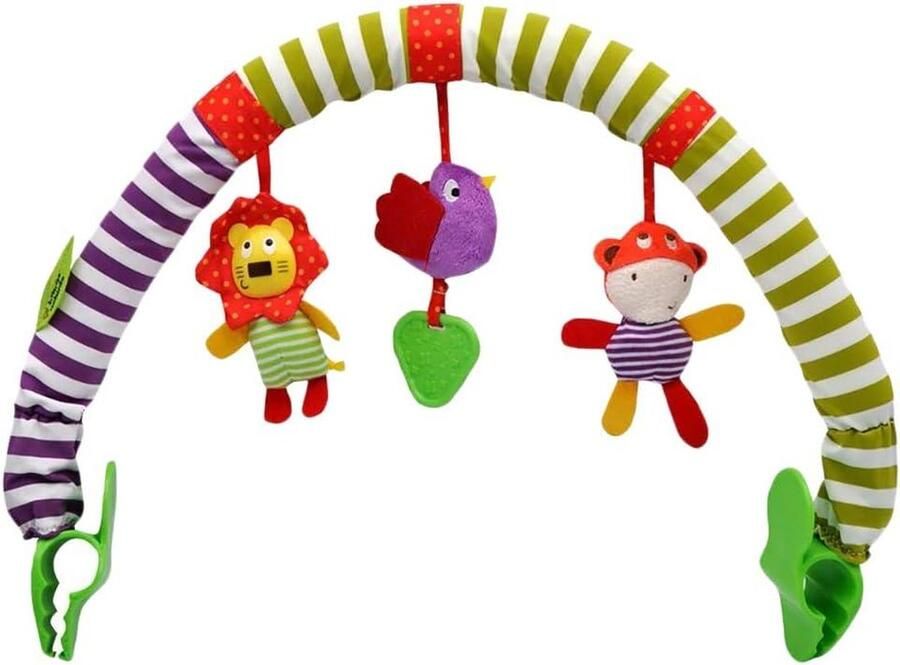 Speelboog Cartoon Dier Baby Speelgoed voor Kinderwagen en Bed Reizen Baby Speelgoed om op te hangen Reisactiviteit