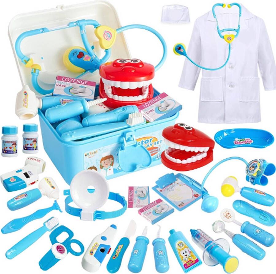 Speelgoed Doktersset 35 delig Dokters Speelgoed Tandarts Rollenspel Cadeauset
