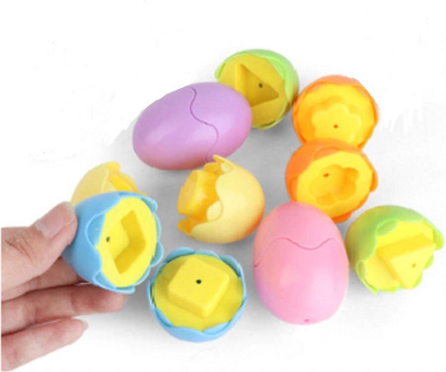 Speelgoed Eieren Montessori Speelgoed Ei Spelletjes Eieren Puzzel Eieren Baby Montessori Educatieve Puzzel Eieren Spelletjes Spelen Figuurtjes Babypuzzel Kinderpuzzel Vormen Puzzel Baby Puzzel 6 stuks