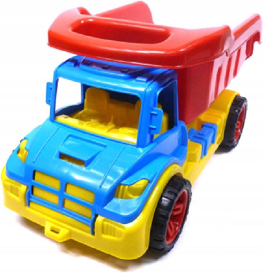 Speelgoed Kiepwagen 50 cm Geel Rood Blauw