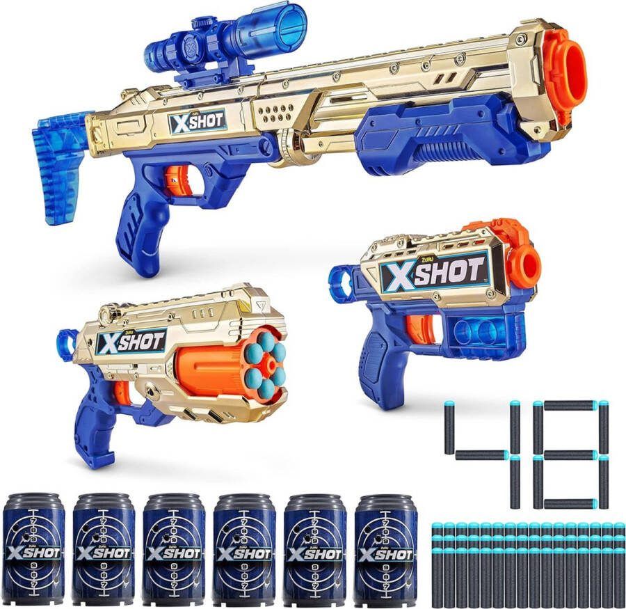 Speelgoed pistool-Gemotoriseerde Rage Fire Blaster Inclusief (48 Darts 6 Blikken) Speelgoed 8 jaar Speelgoed 9 jaar