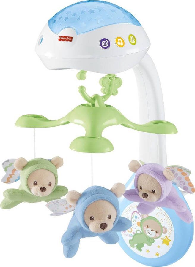 Speelgoed voor in de wieg 3-in-1 projectormobiel Vlinderdromen met muziek en lichtprojectie voor baby's en peuters