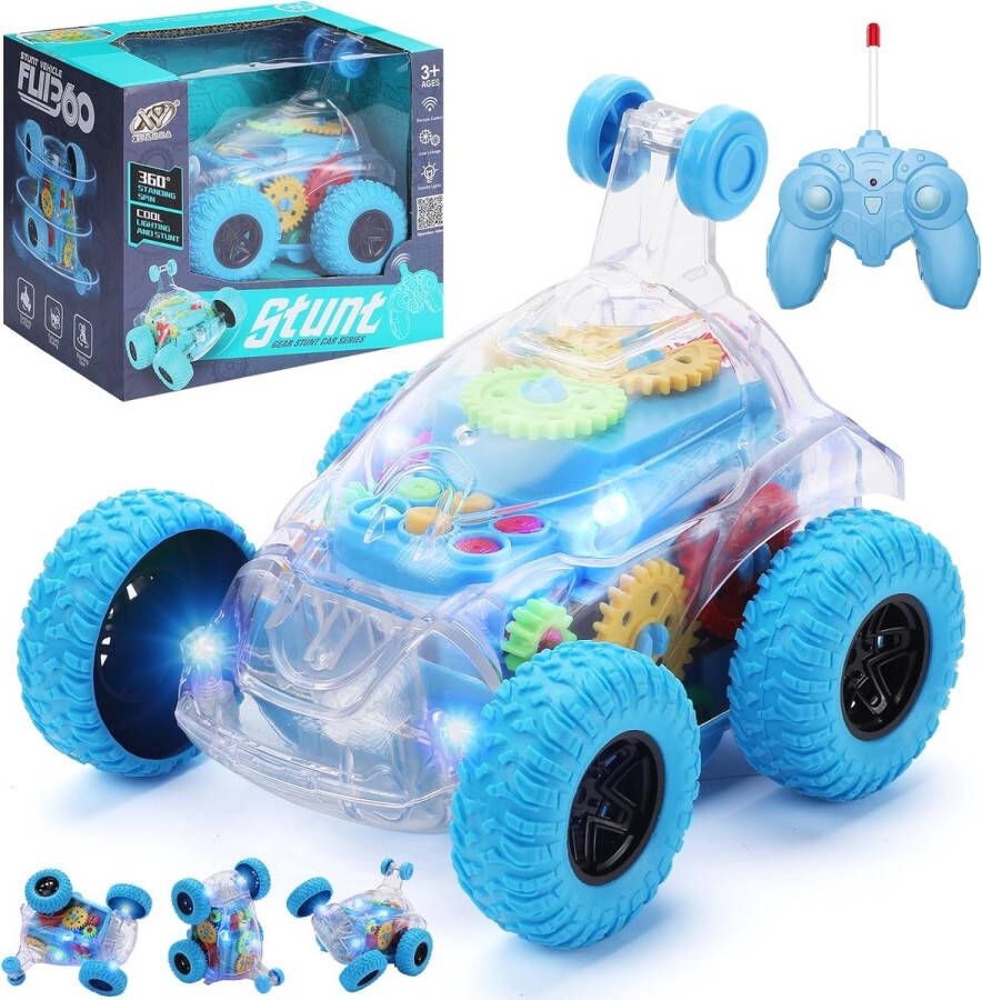 Speelgoedvoertuig Op Afstand Bestuurbare Auto Kinderspeelgoed vanaf 3-12 Jaar Haai speelgoed Monstertruck Outdoor Speelgoed Haai auto Verjaardagscadeau
