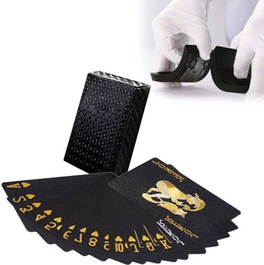 Speelkaarten Coole plastic speelkaarten waterdichte pokerkaarten plastic waterdichte speelkaarten kunststof pokerkaarten speelkaarten kinderen en volwassenen familiefeest speelkaarten 1 deck