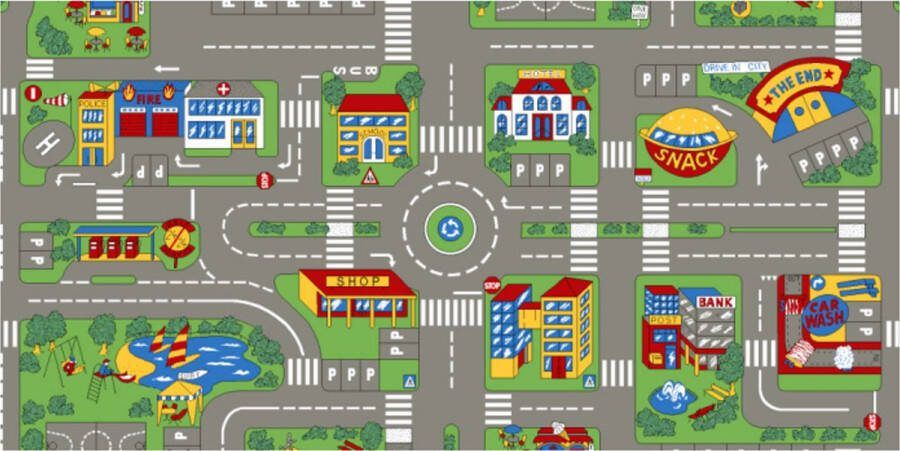 Speelkleed Playcity 95x200 cm