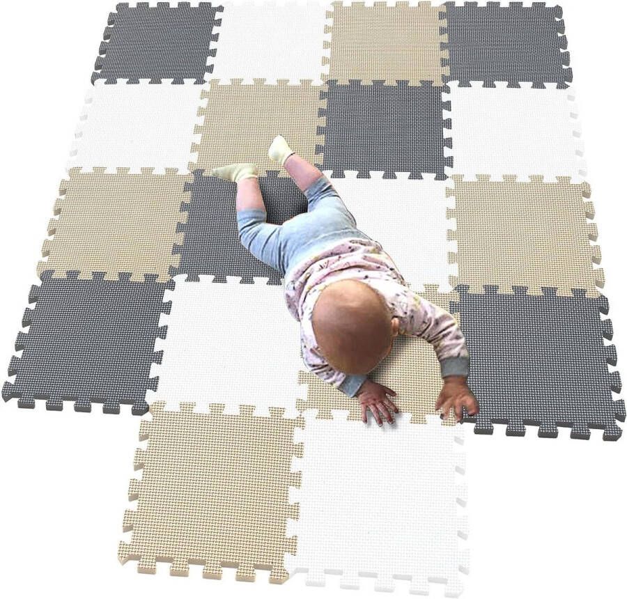 Speelmat 18-delige Puzzelmat voor Kinderen 30x30 Kruipmat EVA Schuim Mat Speelmatten G301018-101110112
