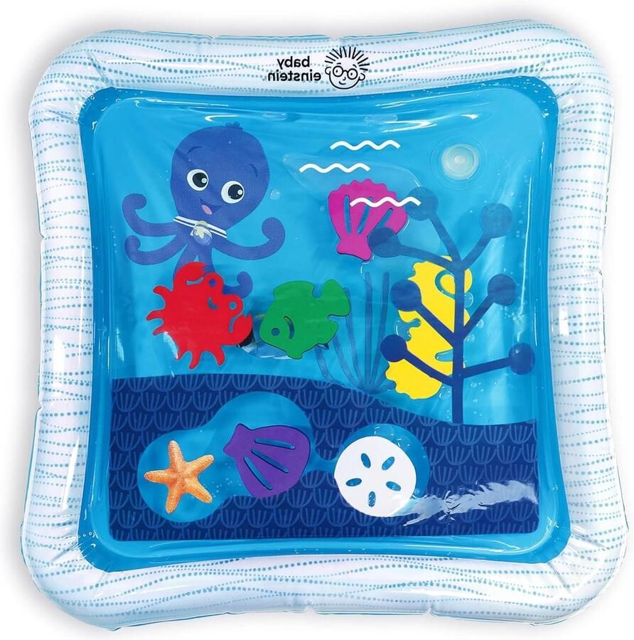 Speelmat Ocean of Discovery Watermat met Water Vulbaar Opblaasbare Zijkanten 6 Zeedieren Vanaf de Geboorte