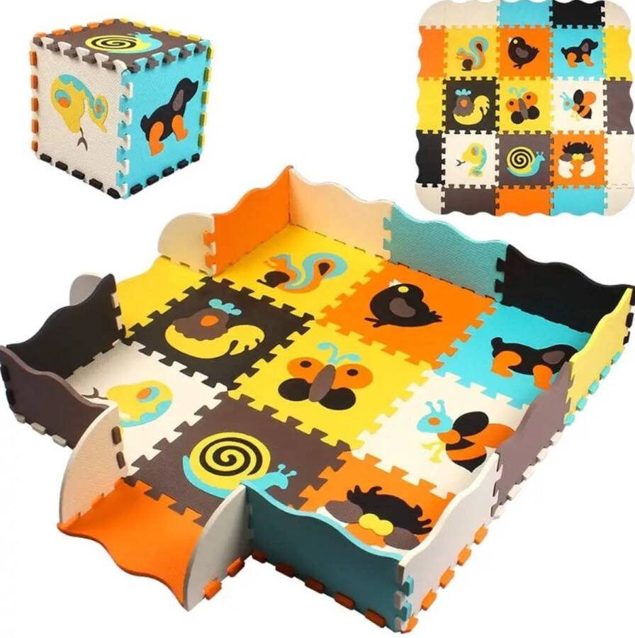 Speelmat Puzzel en Dieren Veilig Multifunctioneel Speelkleed baby Dieren Speelmat Puzzelmat Educatieve Speelset Speelmat Baby Speelmat Foam