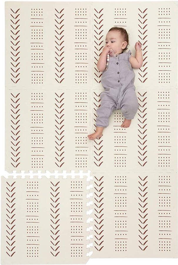 Speelmat Puzzelmat Foam Baby Kinderen 182x122cm Anti-Slip en Waterdicht