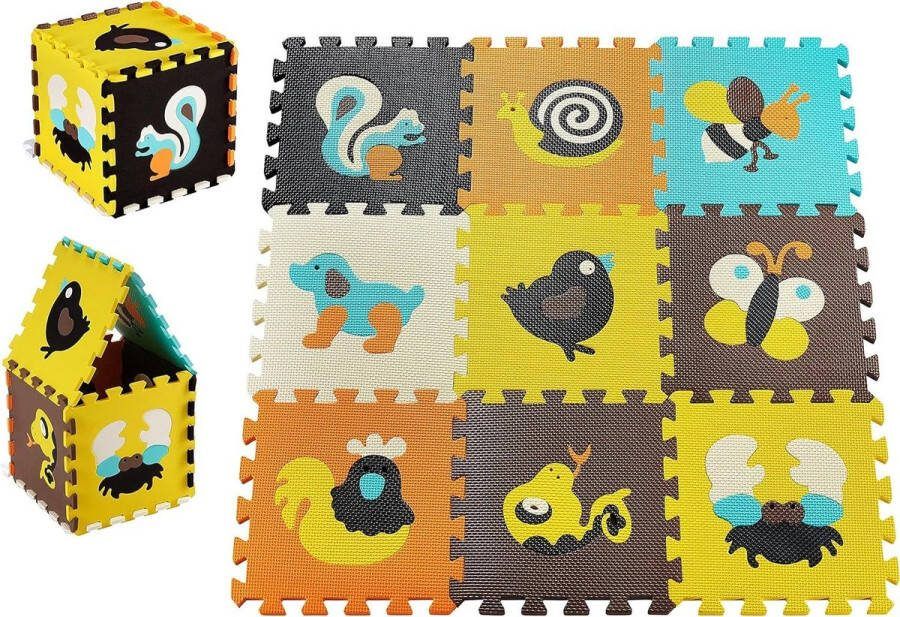 Speelmat Puzzelmat voor baby's 90x90x1 cm grote speelmat voor jongens en meisjes geen schadelijke stoffen geurloos kruipmat