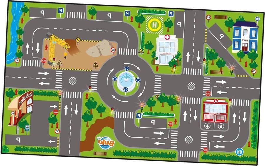 Speelmat stad interactieve speelmat voor kinderen