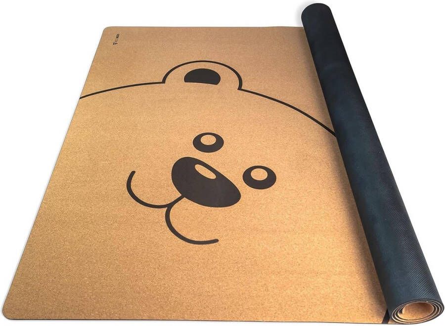 Speelmat Teddy 160x110 cm van kurk Vrij van schadelijke stoffen Kruipmat voor baby's en kinderen