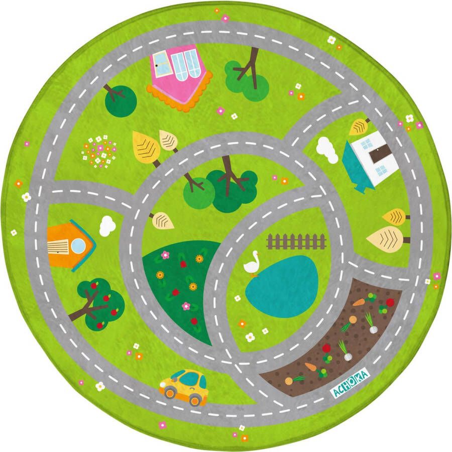 Speelmat Verkeer Ultra Soft Rond 100cm