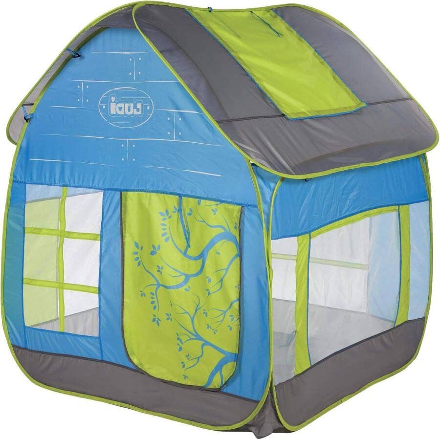 Speeltent Grote Pop-up Tuinhuis Cottage UV-Bestendige Stof Isolerende Bodem Ventilatie Eenvoudig Installeren Opbergen 2 Jaar