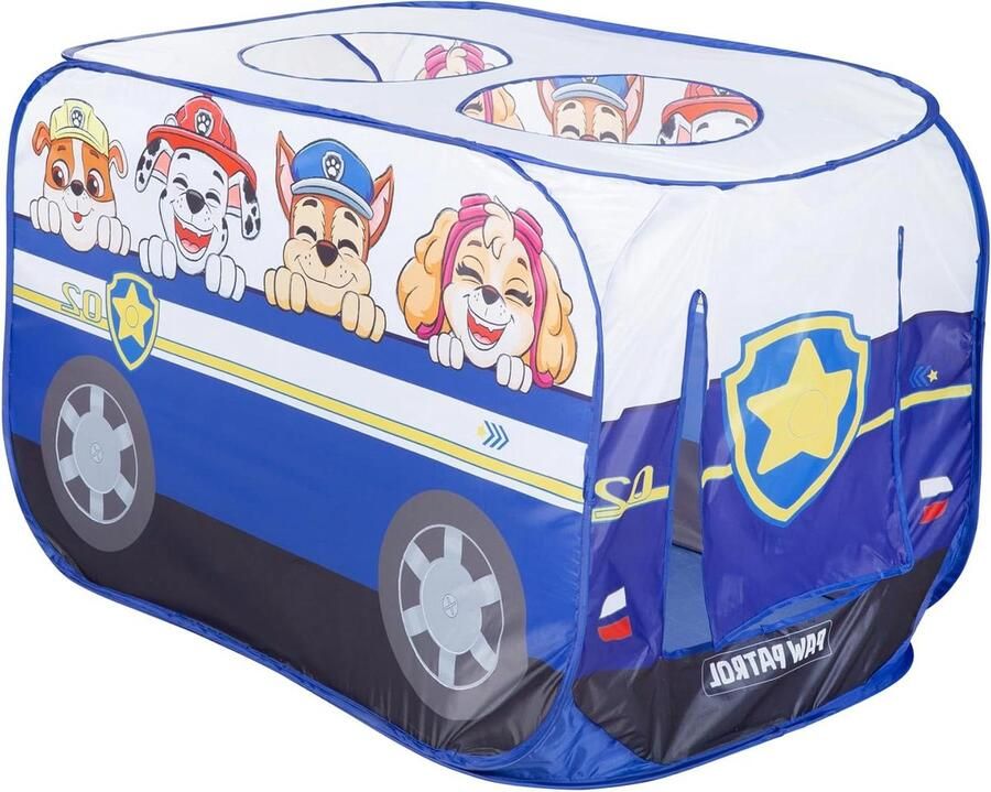 Speeltent voor Kinderen Paw Patrol Autoformaat Opvouwbaar Blauw Wit Binnen Buiten