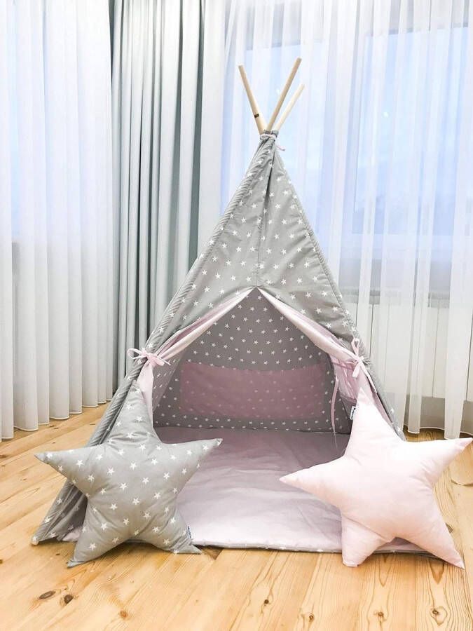 Speeltent voor kinderen Tipi speelhuisje met indianen thema