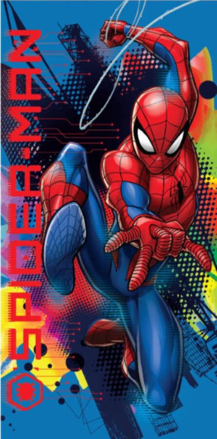 Marvel Spiderman Badlaken Strandlaken Sneldrogend Handdoek 70x137 cm