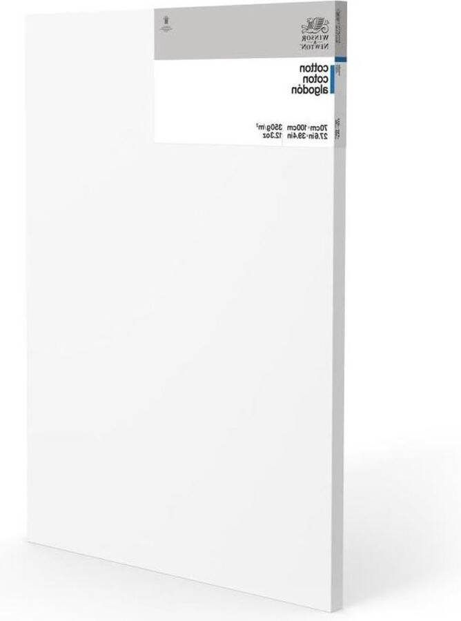 Spieraam Classic 3-voudig gegrond 350 g m² lijstdikte 35 mm katoen Deep Edge 70 x 100 cm Winsor & Newton 6201151 schildersdoek groot