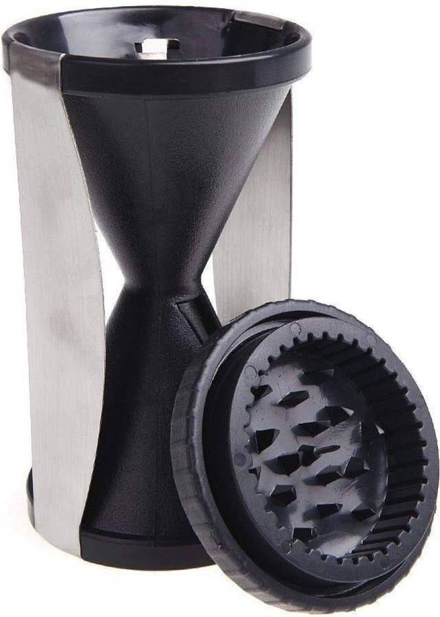 Doodadeals Spirelli Spiraalsnijder Zwart Courgettesnijder voor Slierten Spiraalsnijder Courgette Spiraalsnijder Groente Spiralizer