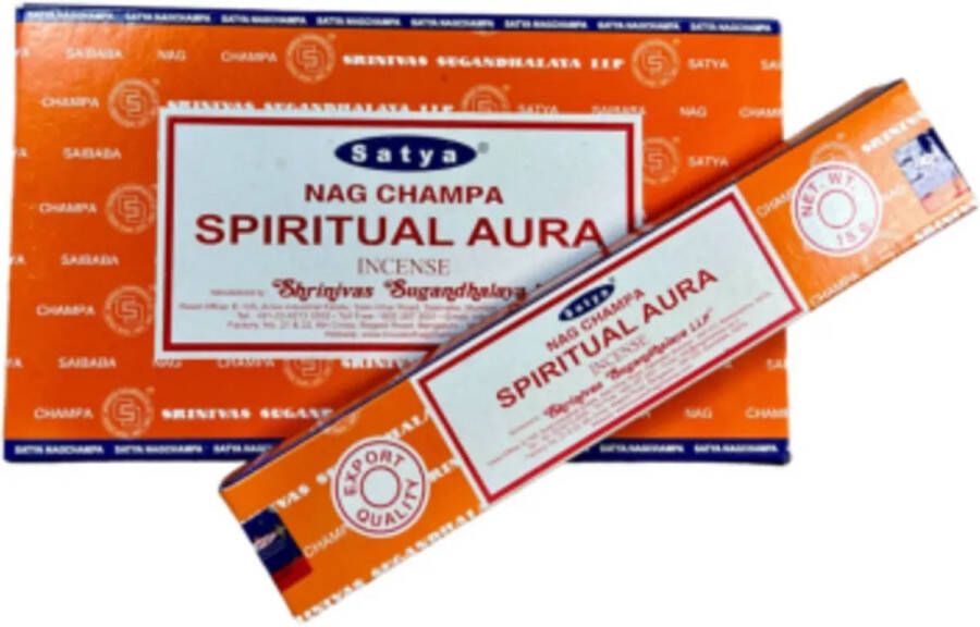 Spiritual Aura wierook 15 grams Satya doos van 12 st