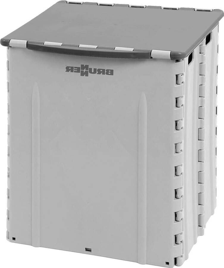 Splitter foldable trash can grey pack may vary