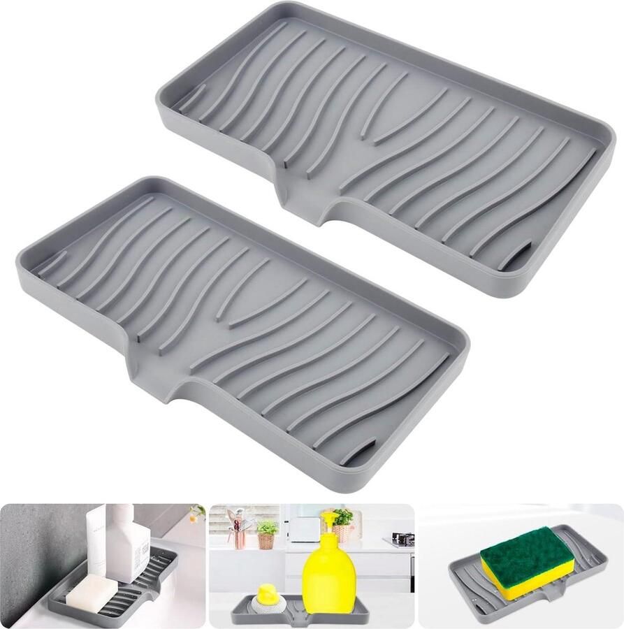 Spoelbak Organizer Siliconen Sponshouder Goedkope Keuken Organizer
