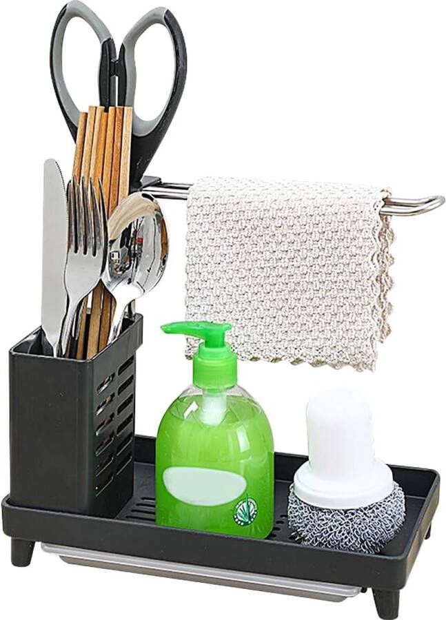 Spoelbak-organizer sponge holder detergent holder Gootsteenorganizer Sink organizer