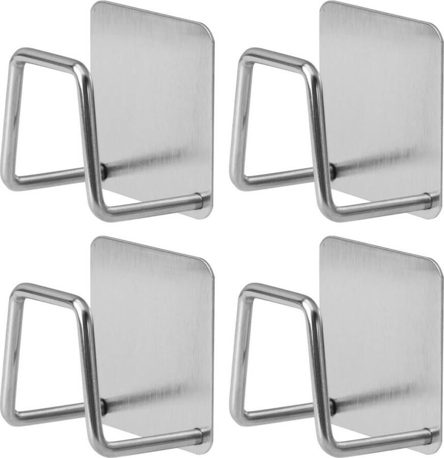 Spoelbak Organizer Sponshouder keuken-organizer spoeldoekhouder 3-in-1 roestvrij staal keukenafvoermand zwart