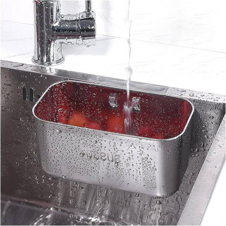 Spoelbak Zeef Roestvrij Staal Keuken Voedsel Catcher Sink Mand Voor Filter Keukenafval Wassen Groenten Fruit