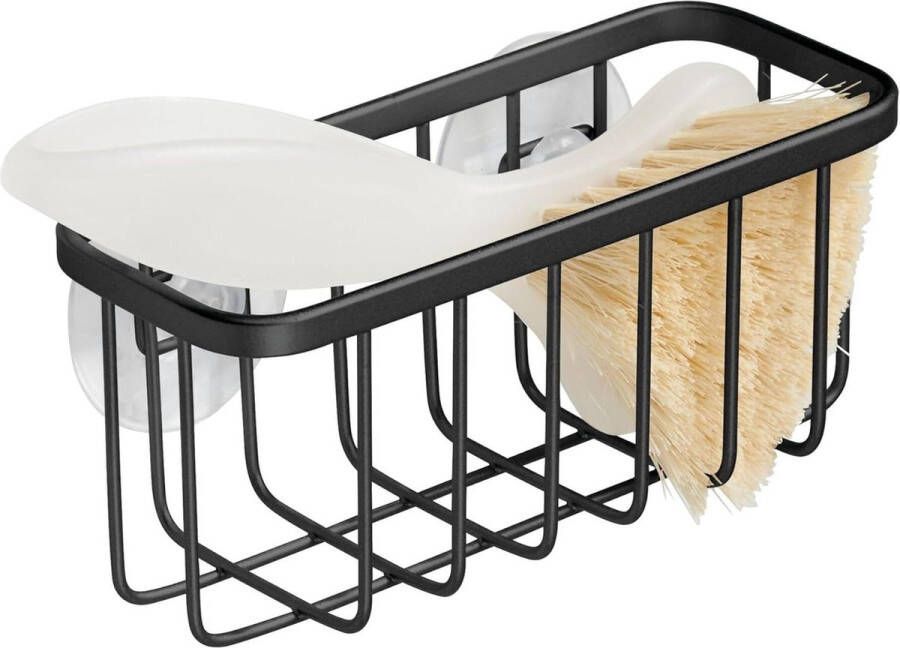 Sponshouder Roestvrij Gecoat Metalen Spoelbakorganizer Spons en Schuurmachine Sink Center Kopen Gootsteen Organizer
