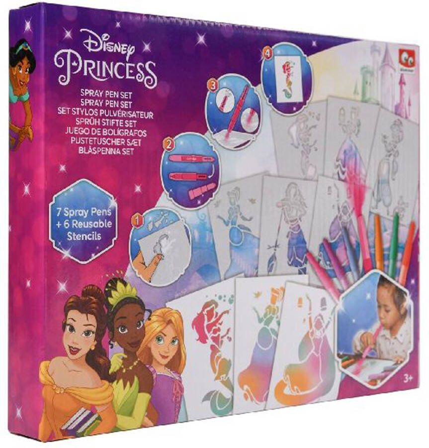 Spray Pen Princess spray pen set knutsel set meisjes prinsessen spray pennen