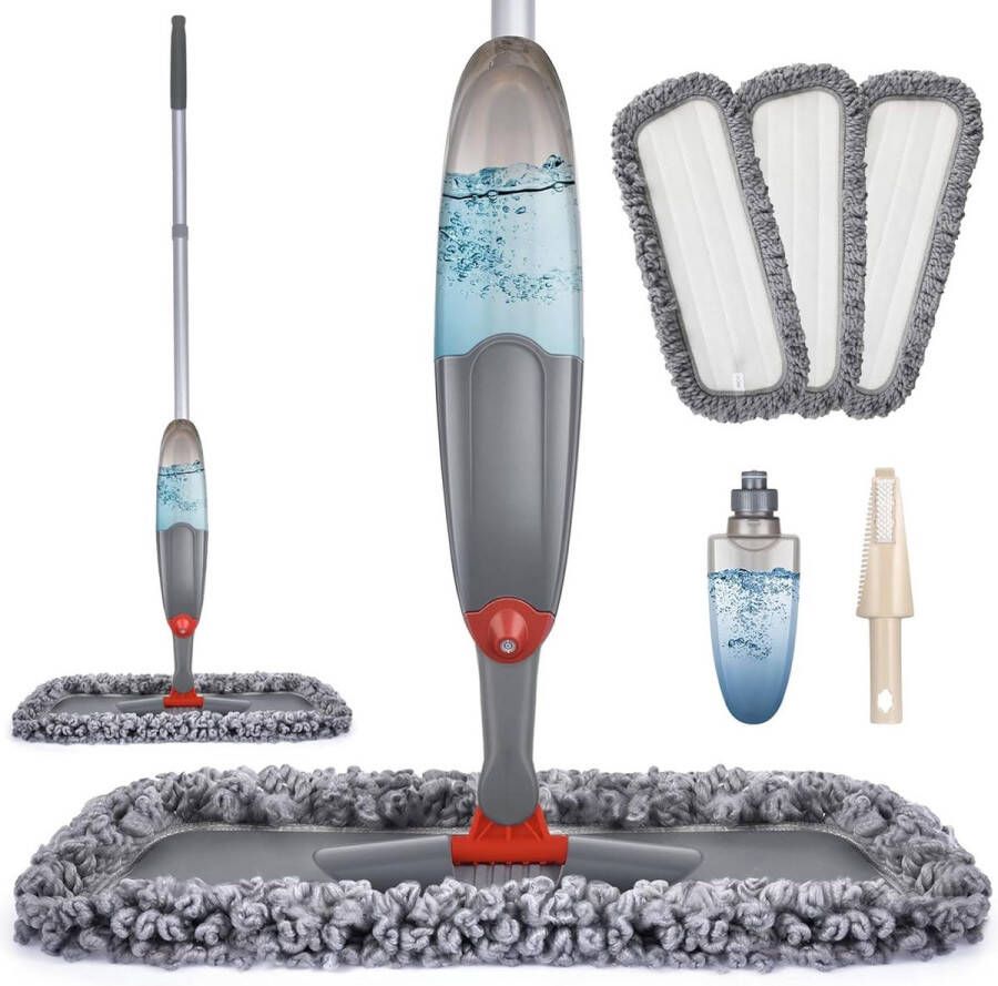 Spray Vloerwisser Reinigen Houten Vloeren Herbruikbare Pads 635 ml Navulbare Fles