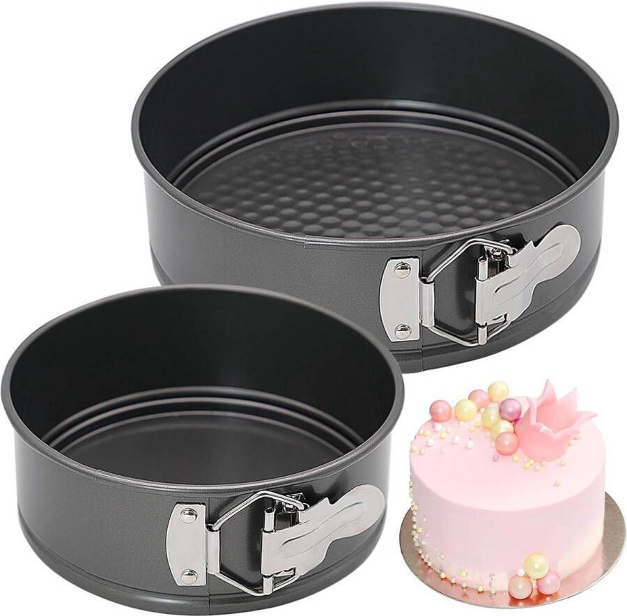 Springvorm cakevormen voor cheesecake 155 en 20 cm Rond bakblik voor taarten Bakvorm voor fruittaart koekjes fruitcake Springvorm