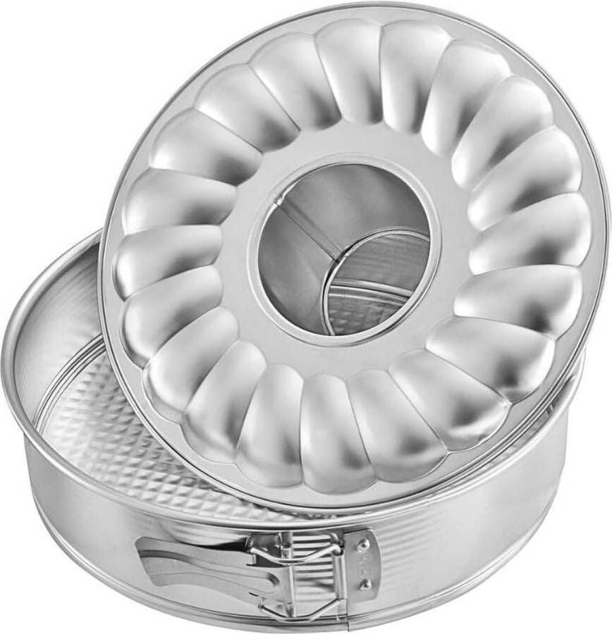 Springvorm met platte en buisbodem Ø 26 cm zilver Zenker 6808 Springvorm