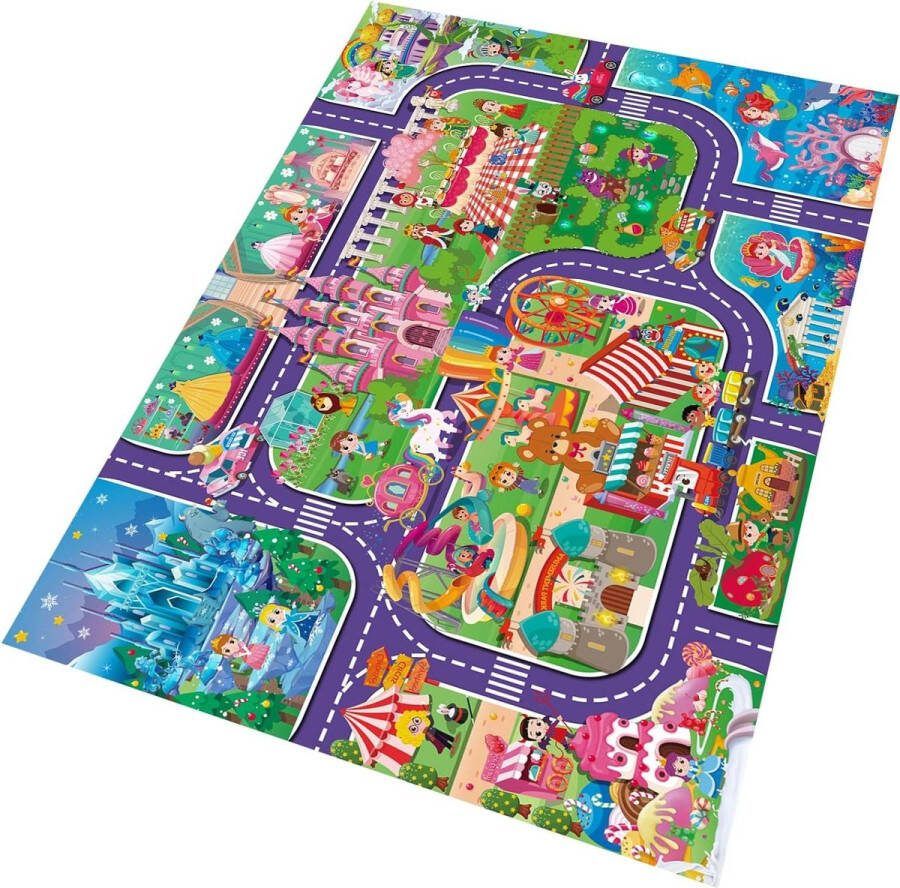 Sprookjesachtige kinderdroom-mat voor interactief rollenspel 81 x 119 cm